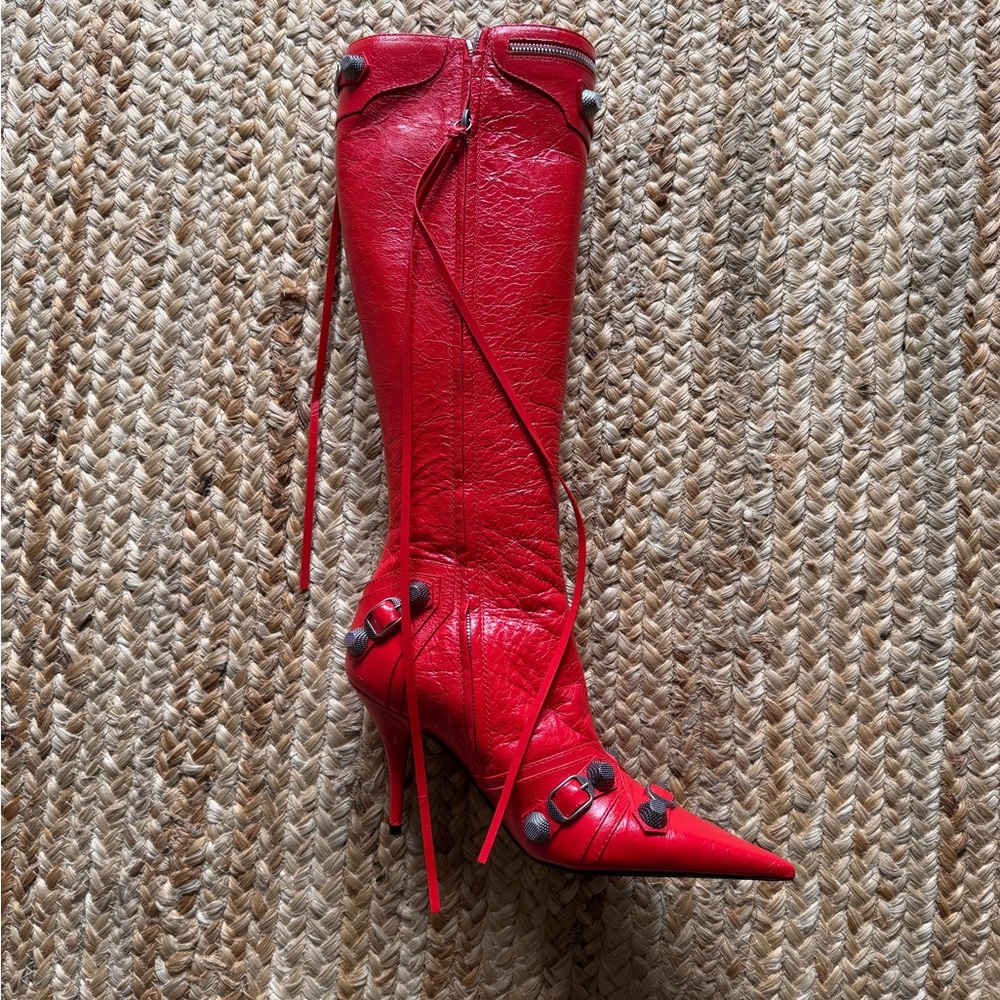 Balenciaga Red Boots - Picture 3 of 5